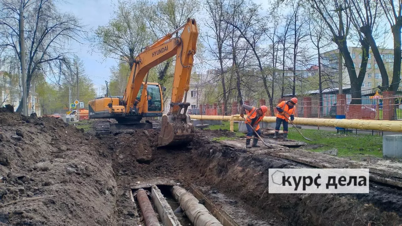 Реконструкция теплотрассы в Челябинске