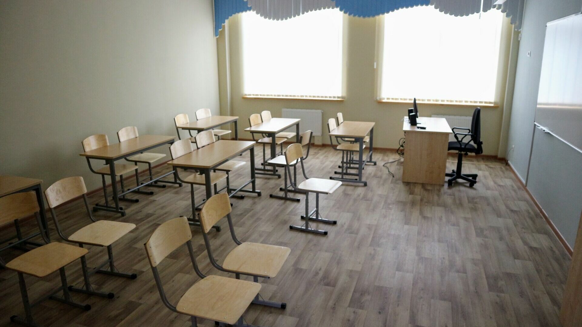 В Челябинской области в классах начальной школы 16-18 градусов выше ноля