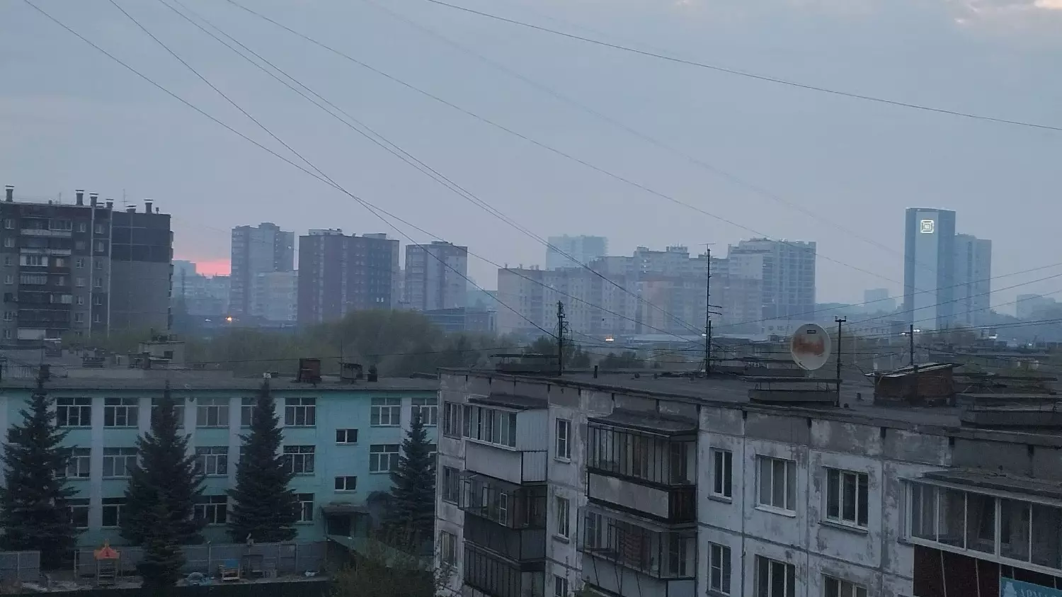 Смог в Советском районе Челябинска