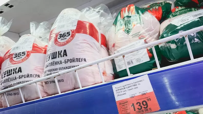 Нет куриного мяса в крупных торговых сетях Челябинска