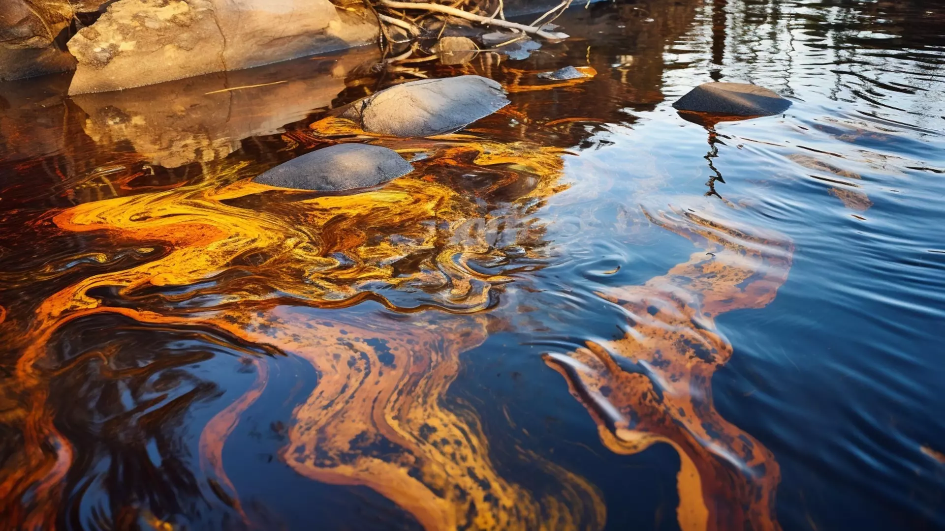 Канализационная река в санатории загрязняет озеро Большой Кисегач