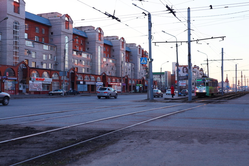 Движение трамвая остановлено на улице Горького в Челябинске