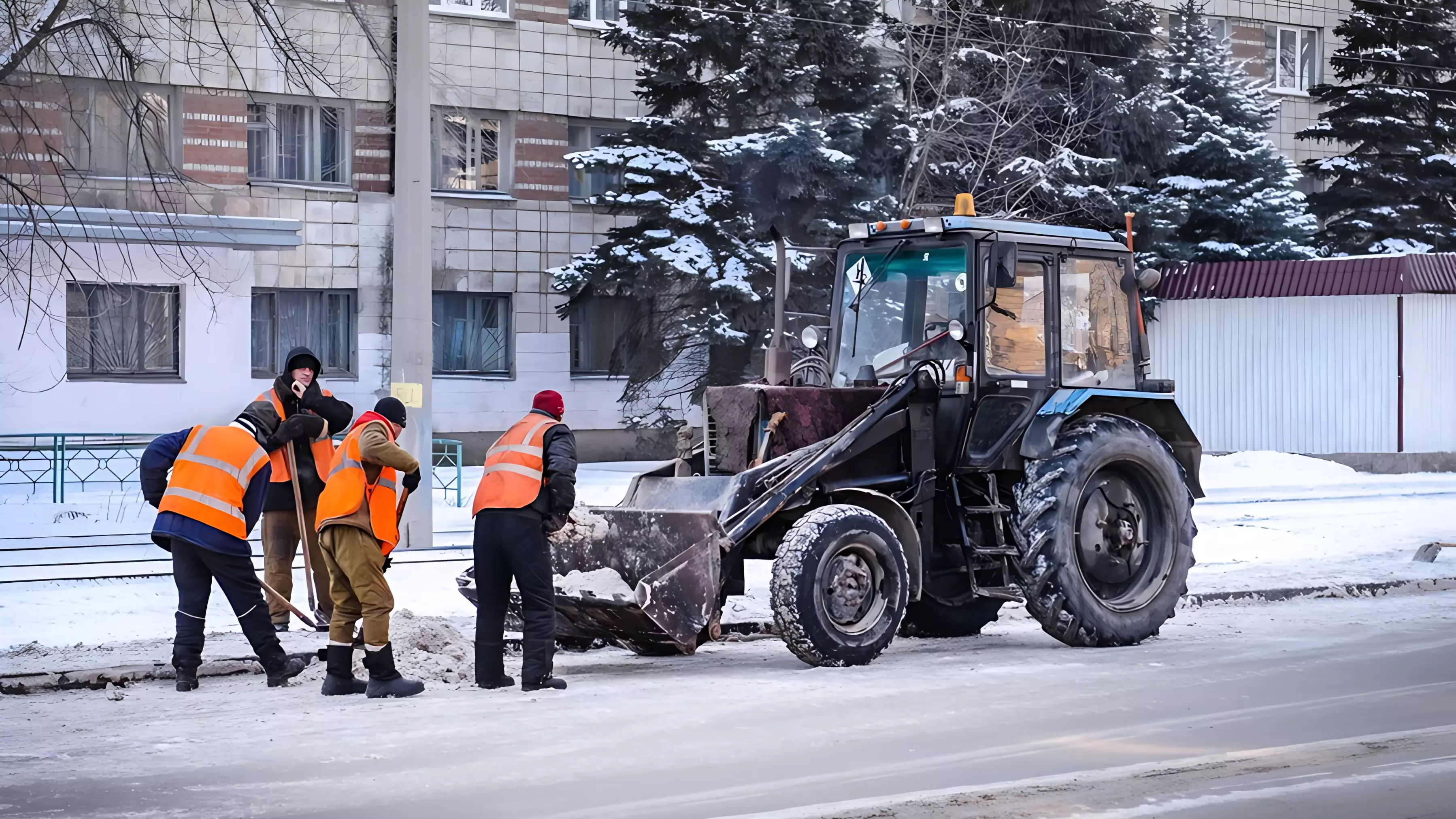 245 единиц техники убирали снег на Южном Урале