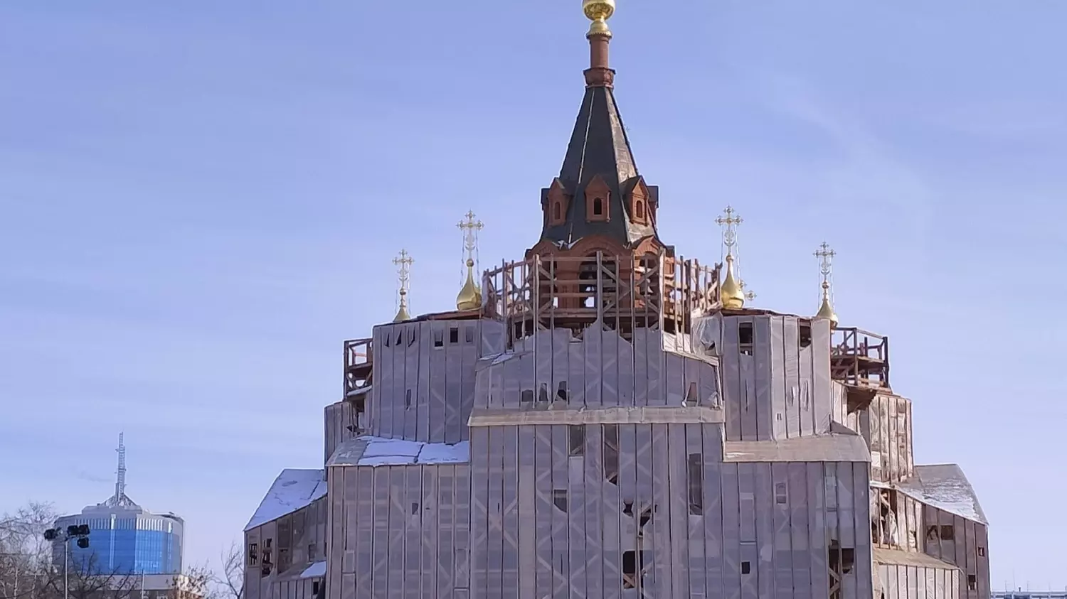 Храм Александра Невского в Челябинске: продолжается реконструкция