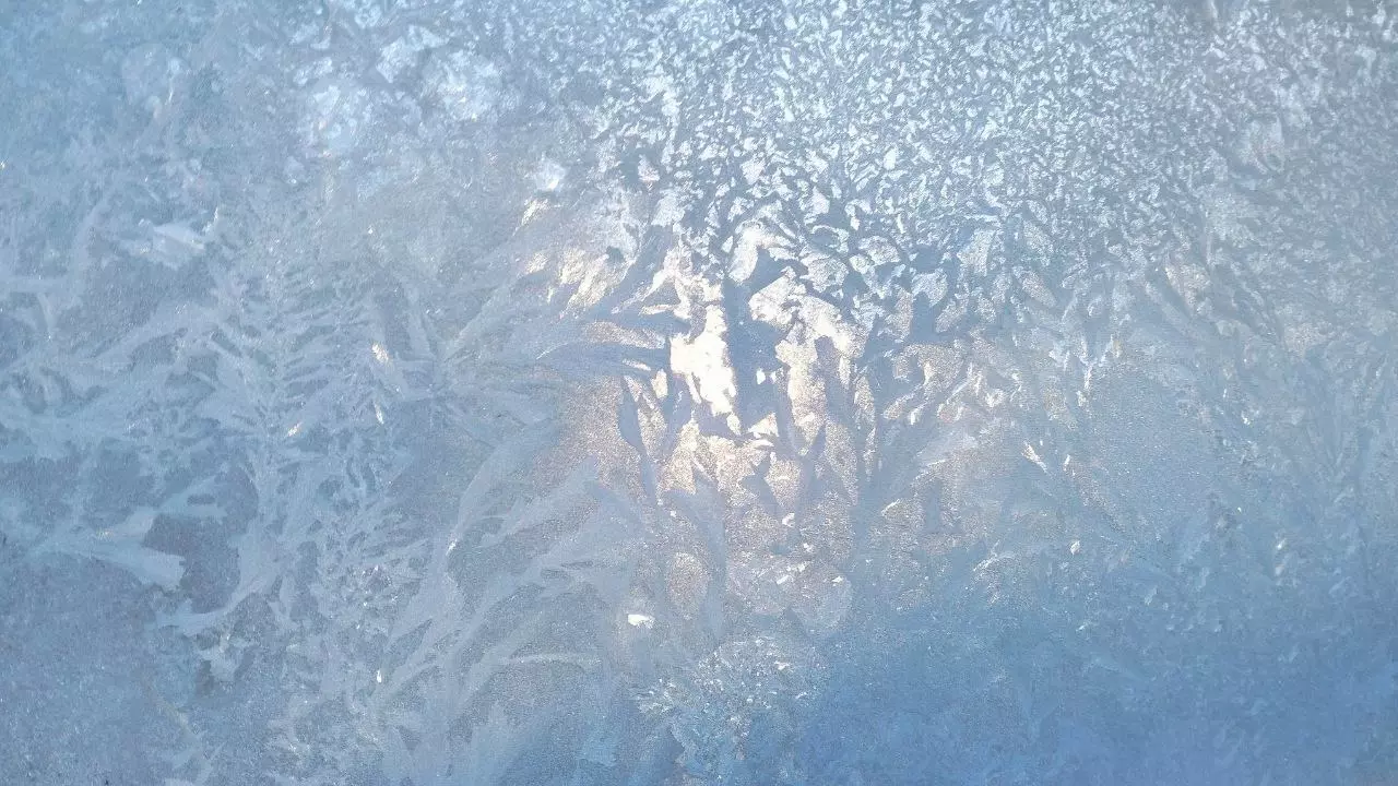 Аномальный мороз зафиксирован на трассе М-5 на Южном Урале