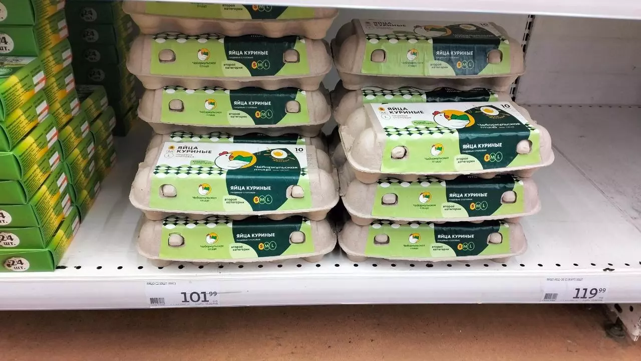 Жители Челябинска прогнозируют новый рост цен на куриные яйца