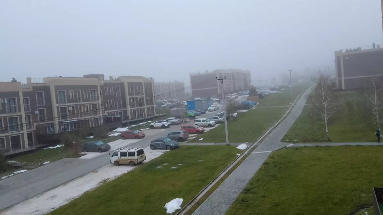 Туман стоит в Челябинске