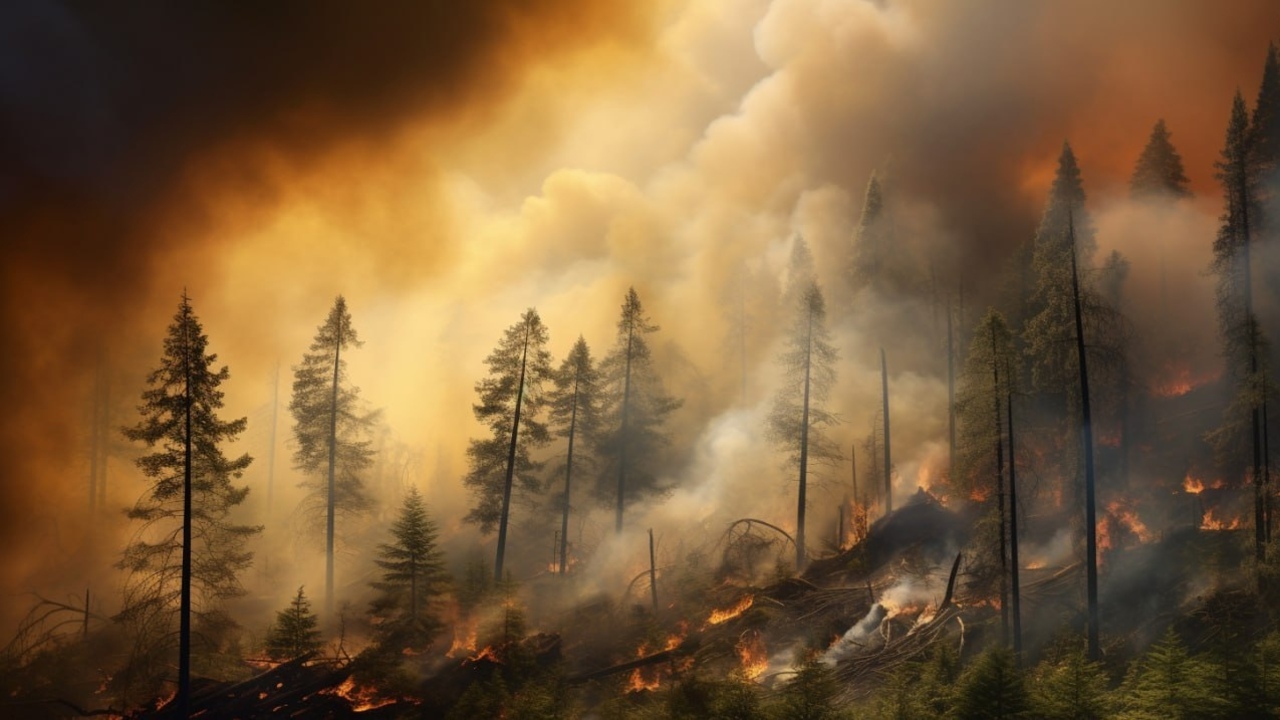 Штормовое предупреждение: лесные пожары идут по Челябинской области