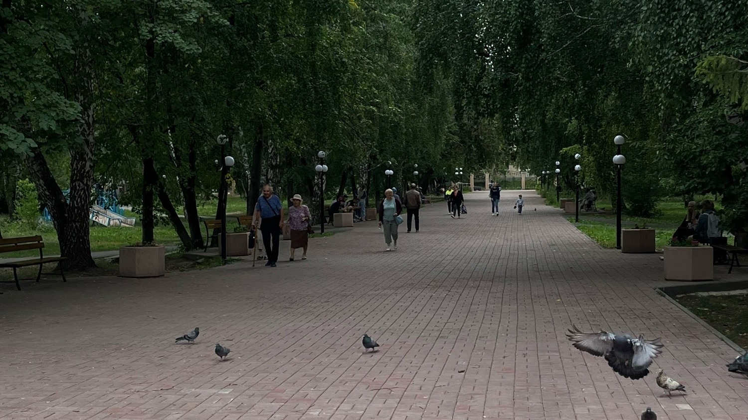 В чебаркульском Парке Победы