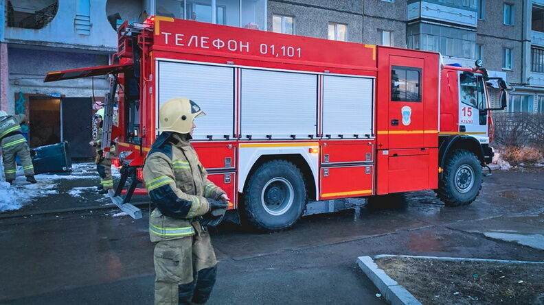 Общежитие загорелось в Ленинском районе Челябинска