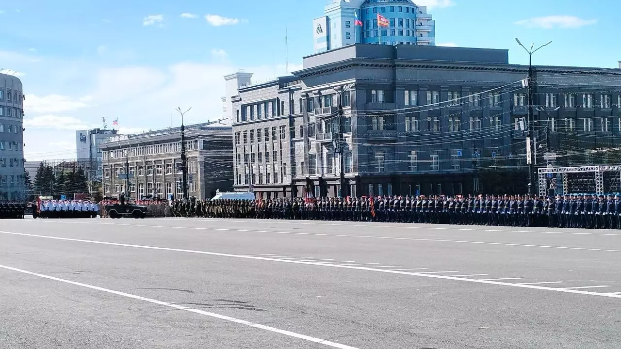 Репетиция парада Победы прошла 7 мая в центре Челябинска