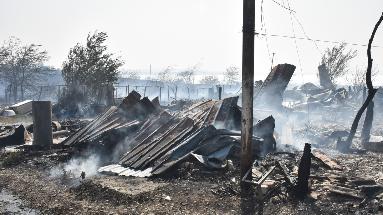 Садовый дом сгорел в СНТ «Калинушка» Челябинской области